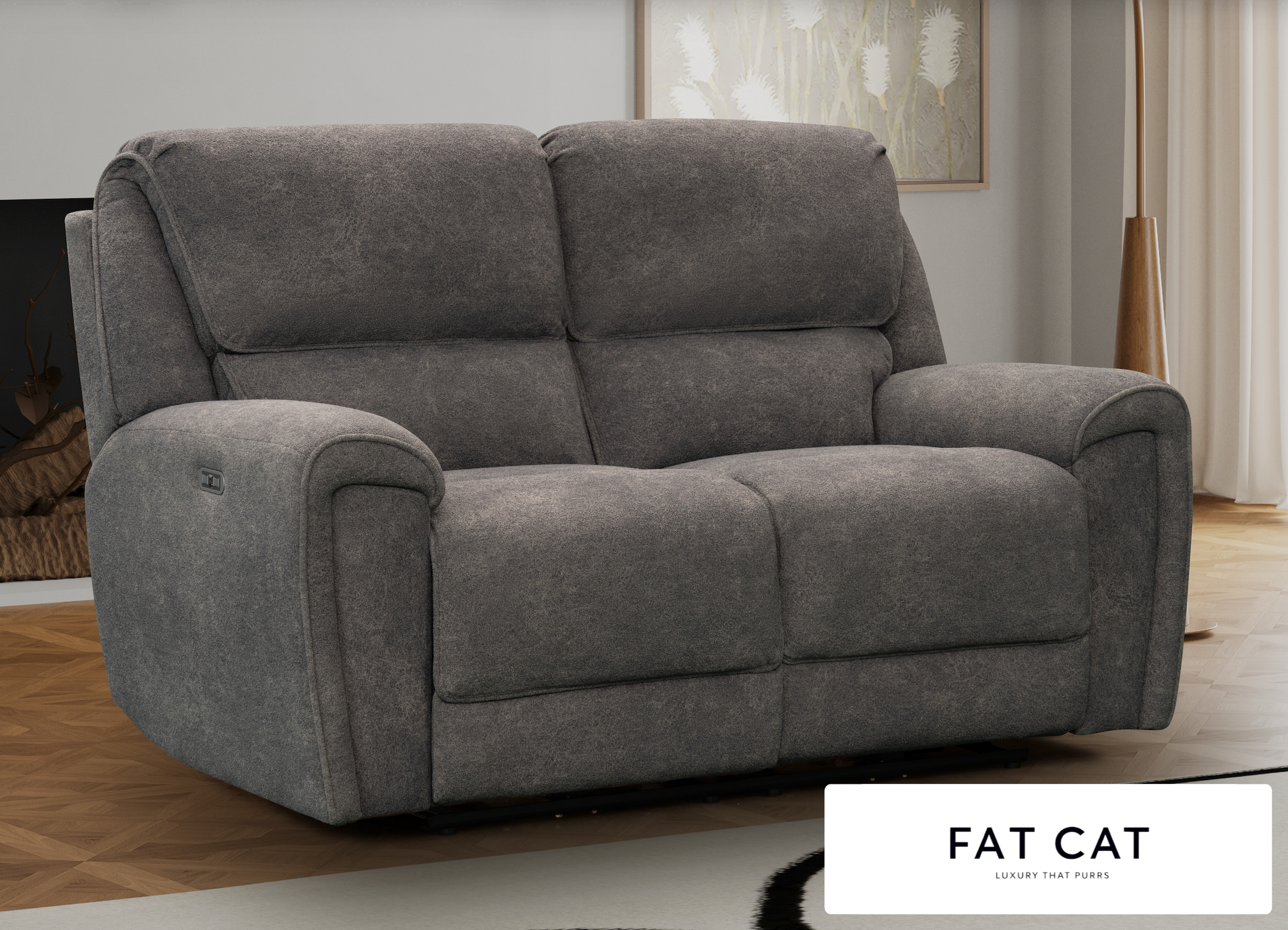 Fat Cat | 2 Seater Electric Reclining Sofa