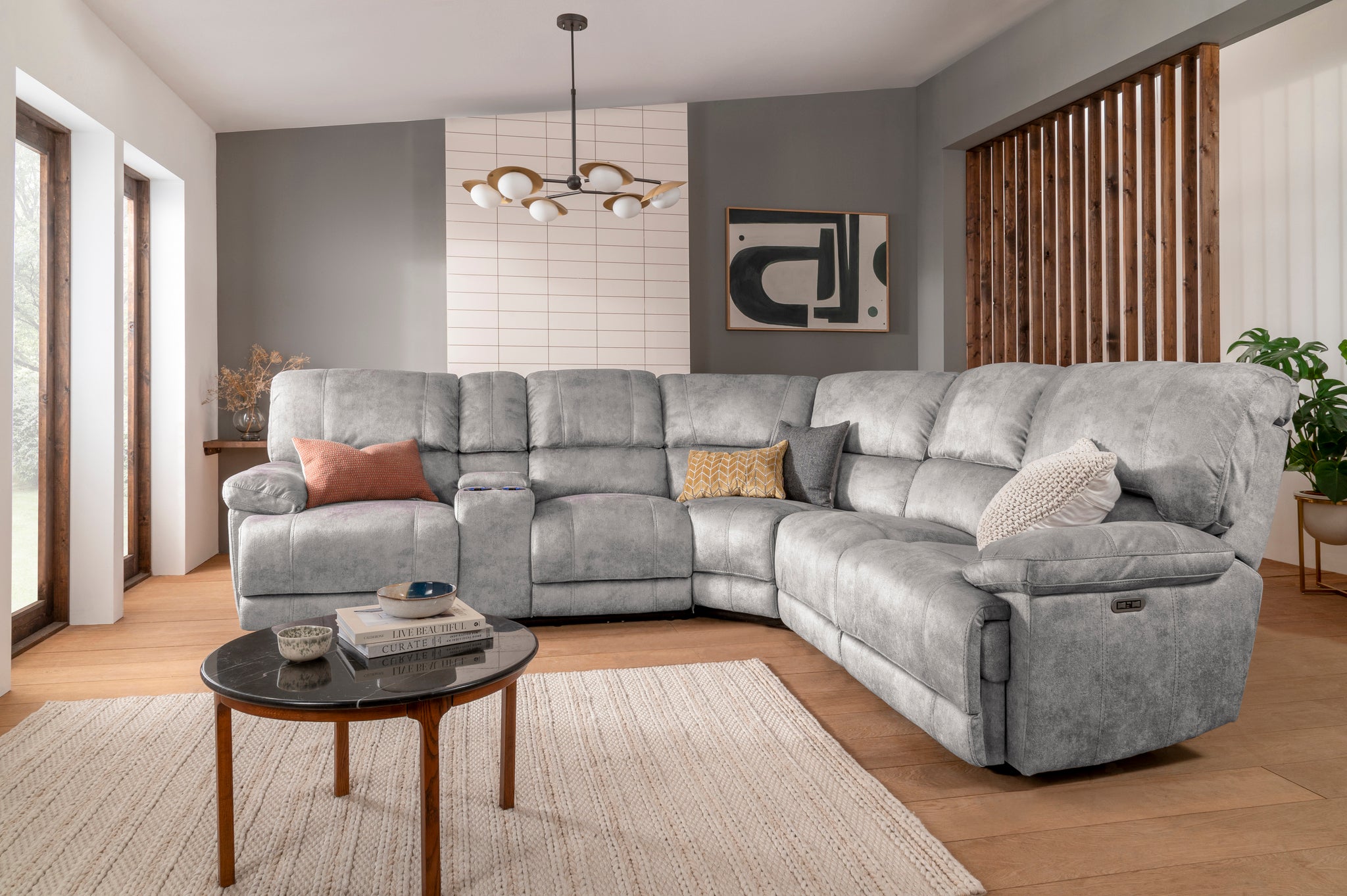 Pure Silver / Large Console Left