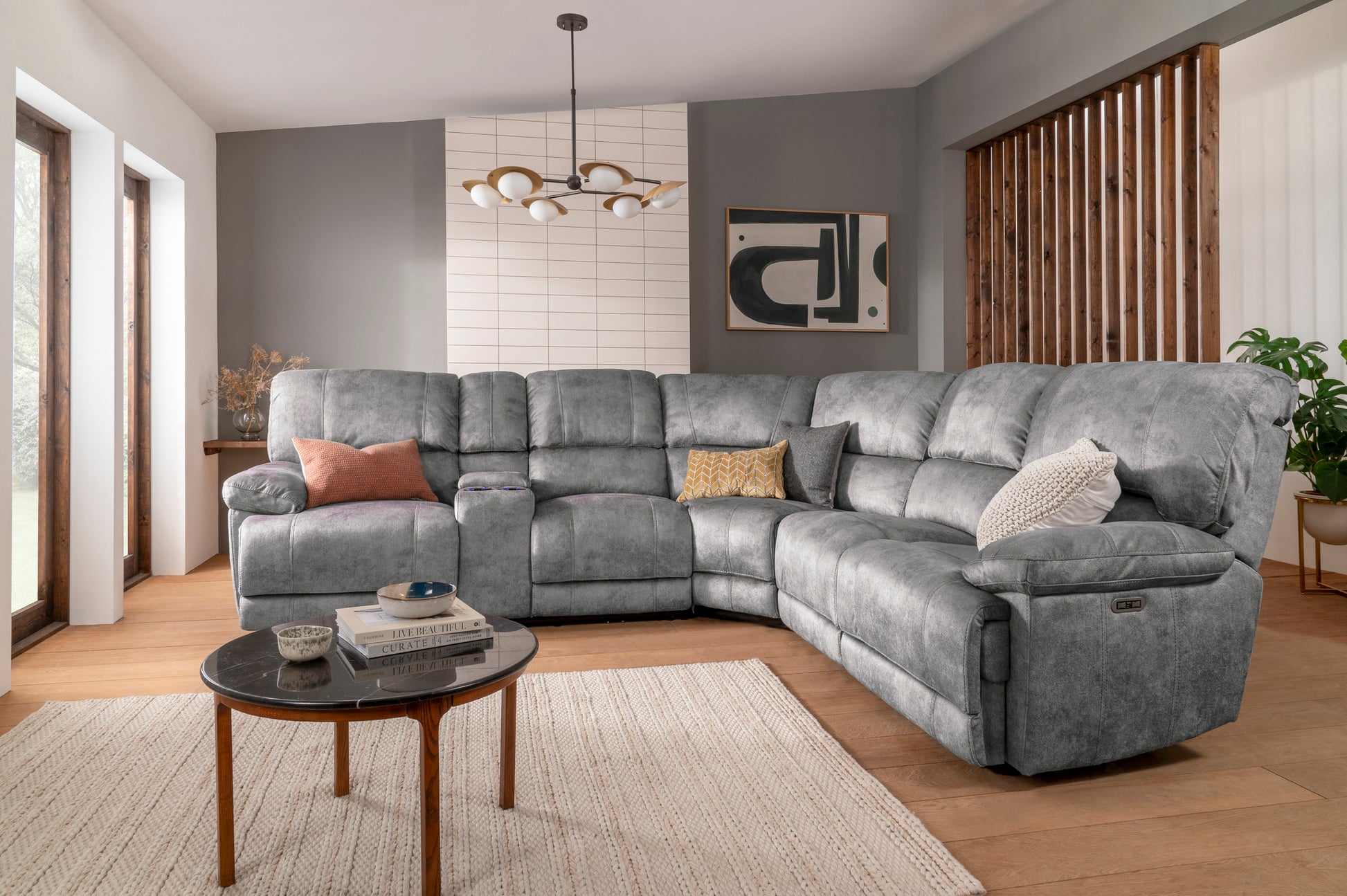 Moon Grey / Large Console Left