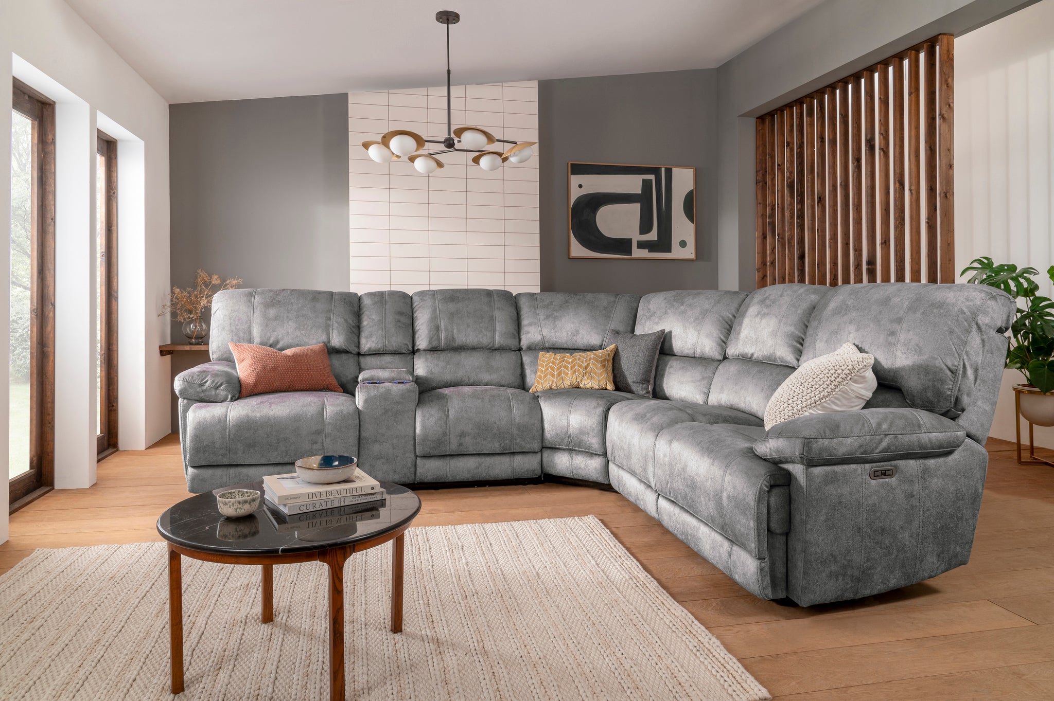 Moon Grey / Large Console Left