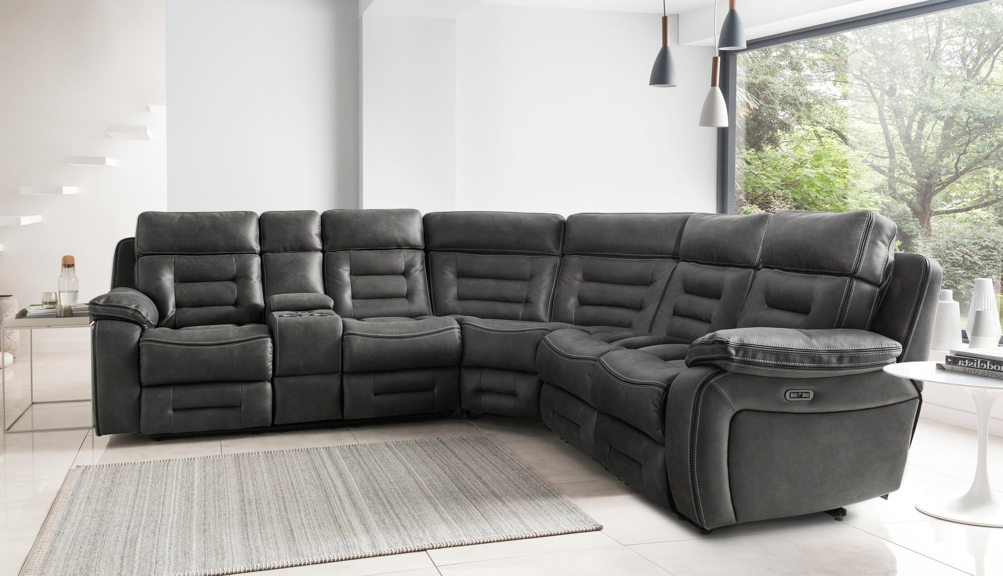 Charcoal / Large Console Left