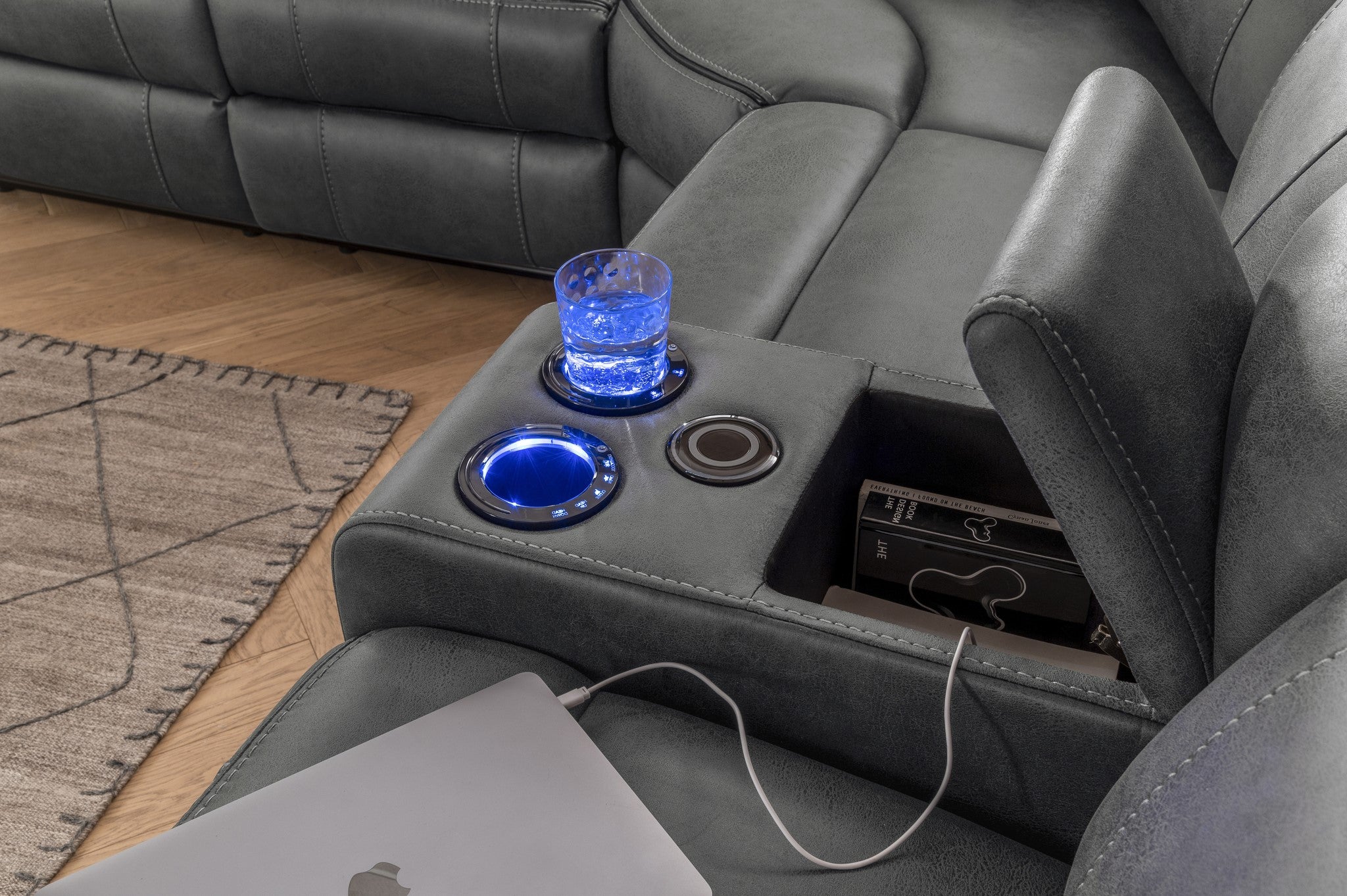 Charcoal / Large Console Right