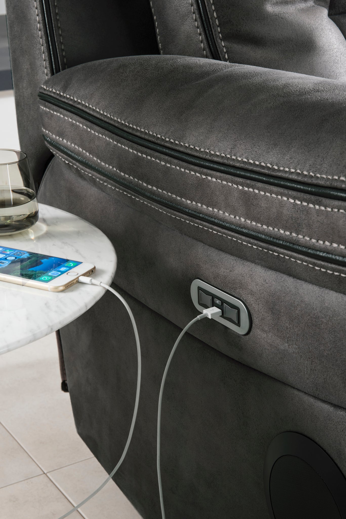 Charcoal / Large Console Right