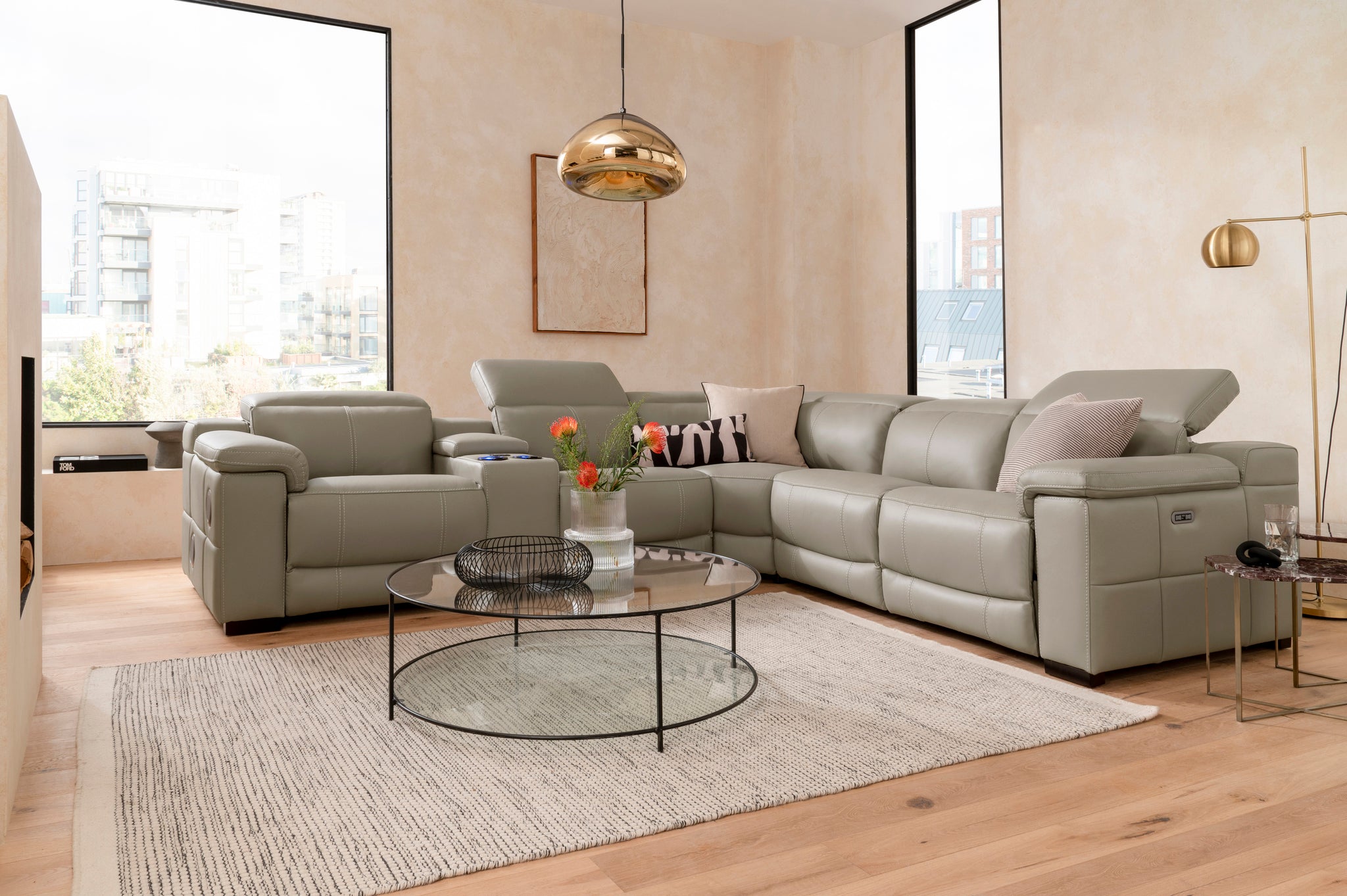 Smokey Taupe / Large Corner Left