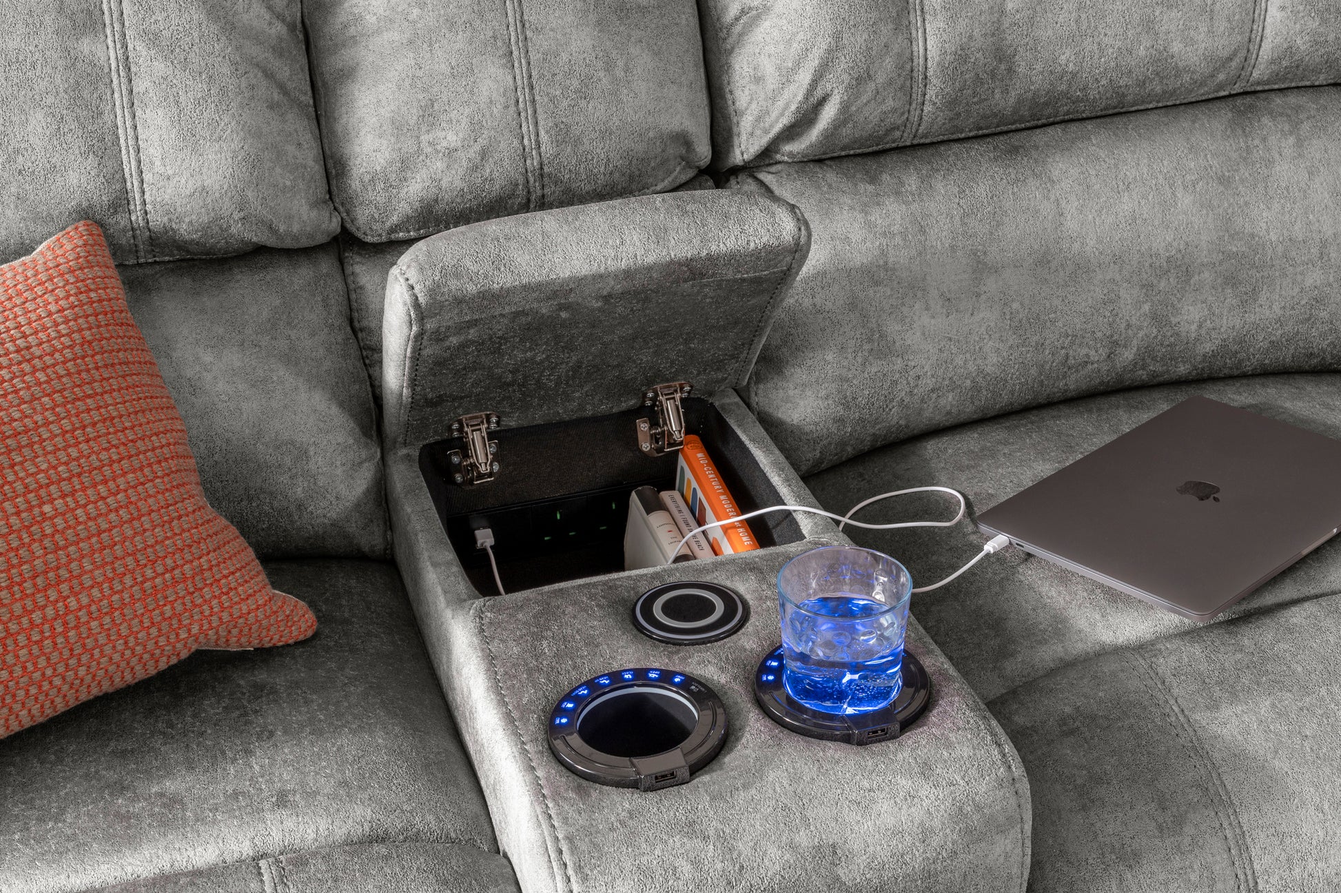 Pure Silver / Large Console Left