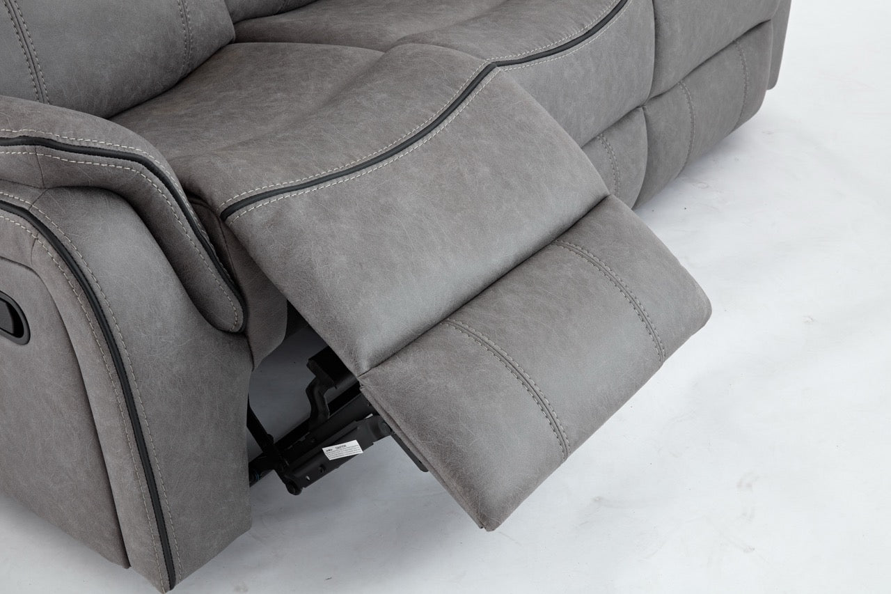 Essentials Eight 3 Seater Manual Reclining Sofa