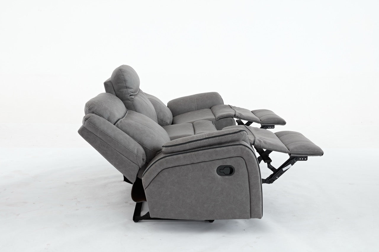 Essentials Ten 3 Seater Manual Reclining Sofa