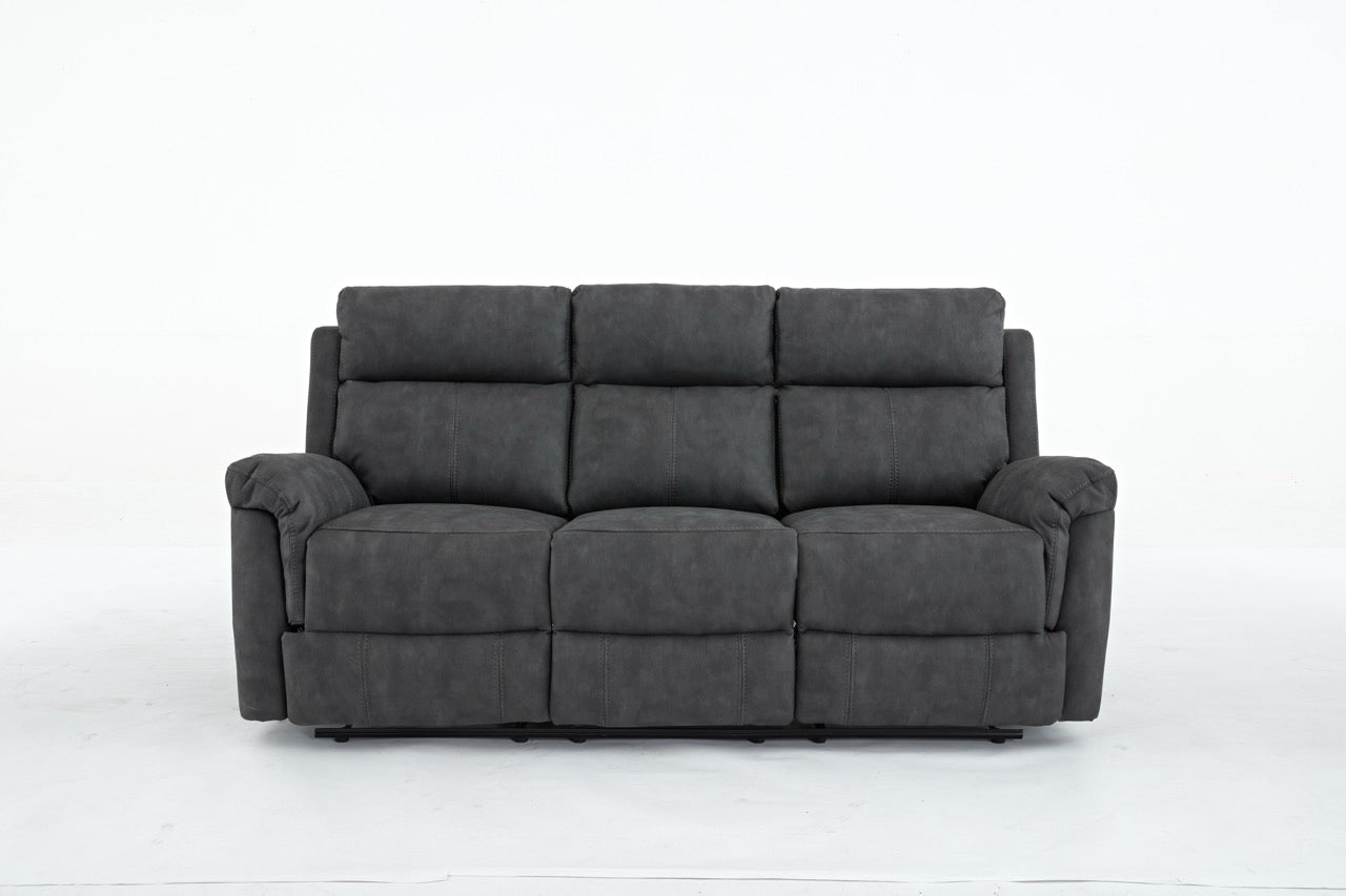 Essentials Two 3 Seater Manual Reclining Sofa