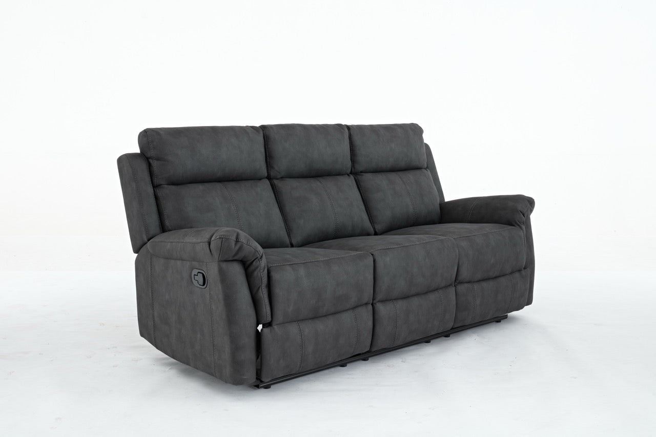 Essentials Two 3 Seater Manual Reclining Sofa