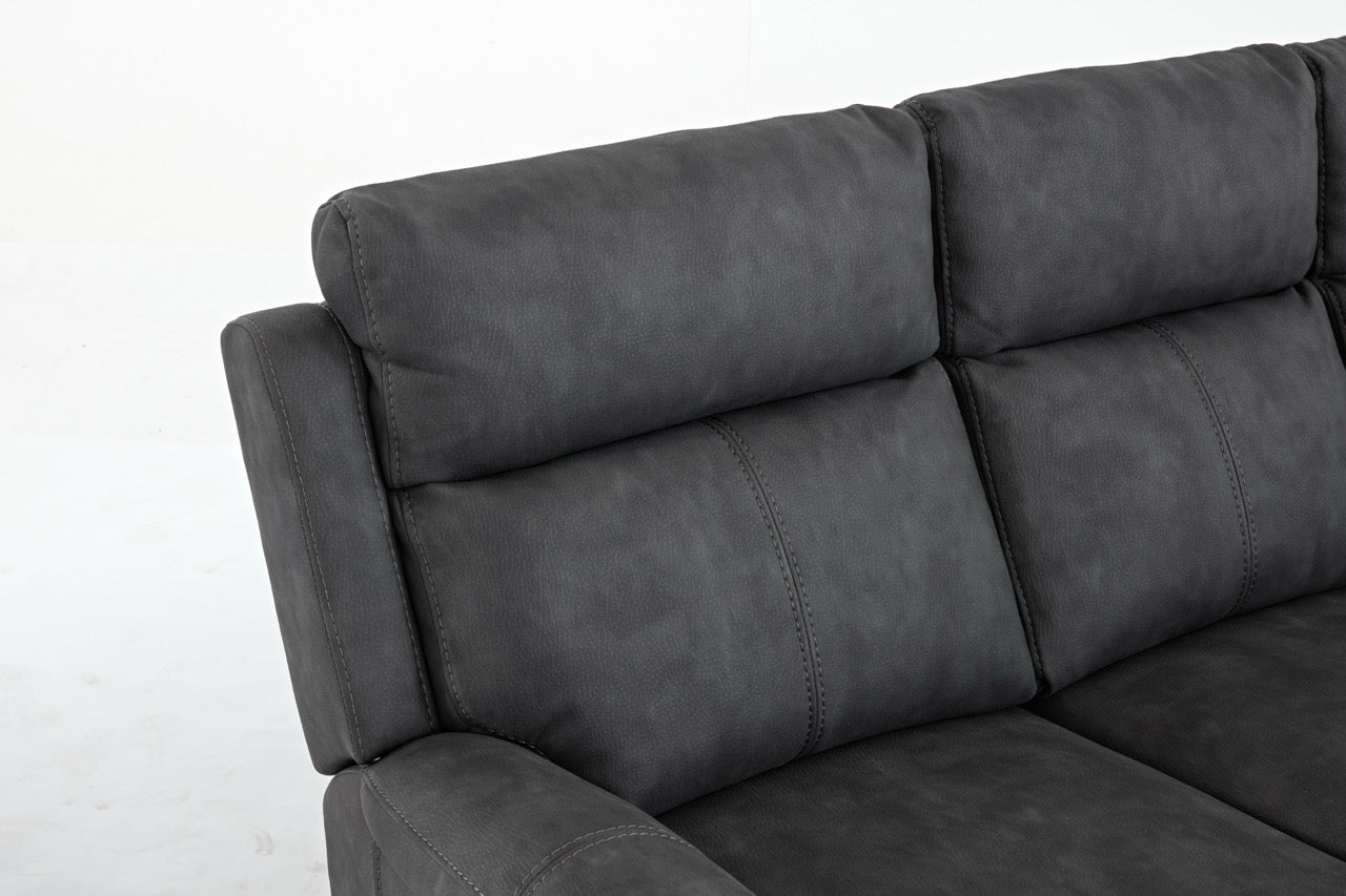 Essentials Two 3 Seater Manual Reclining Sofa