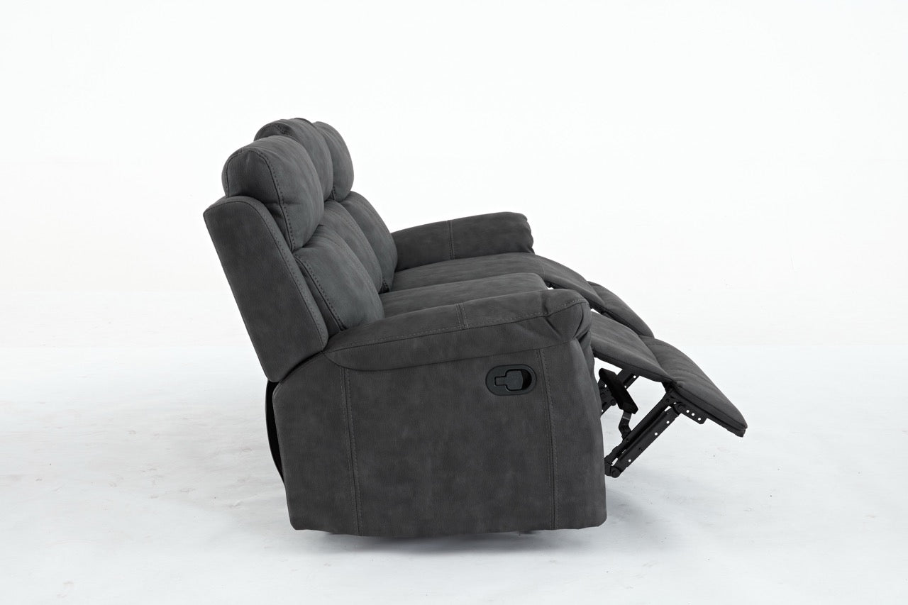 Essentials Two 3 Seater Manual Reclining Sofa