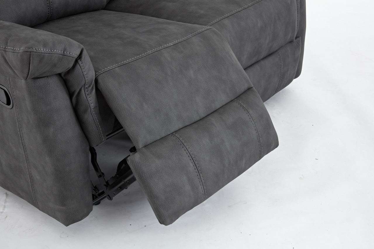 Essentials Two 2 Seater Manual Reclining Sofa