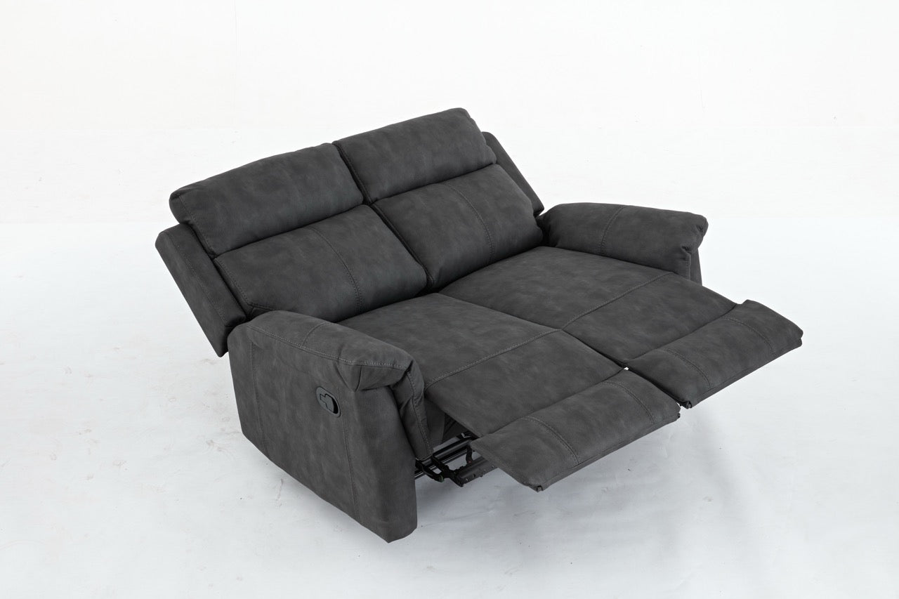 Essentials Two 2 Seater Manual Reclining Sofa