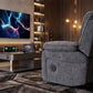 HP Collection | Douglas 3 Seat Electric Recliner with Drop Down Table