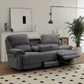 HP Collection | Douglas 3 Seat Electric Recliner with Drop Down Table