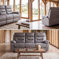Etta Grey Series | 3 Seater Electric Recliner Sofa