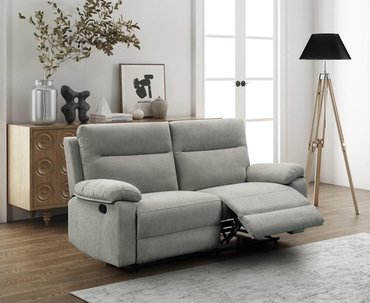 Essentials Seven 3 Seater Manual Reclining Sofa