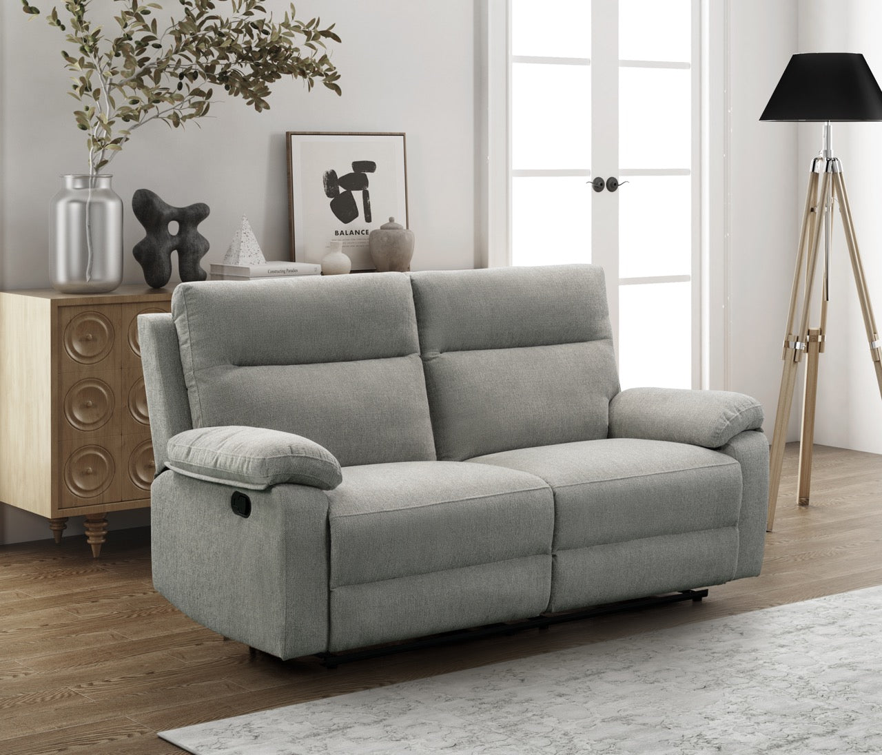 Essentials Seven 3 Seater Manual Reclining Sofa