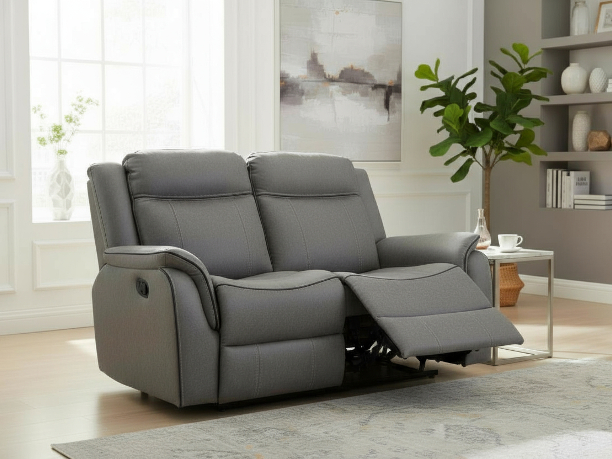 Essentials Ten 2 Seater Manual Reclining Sofa
