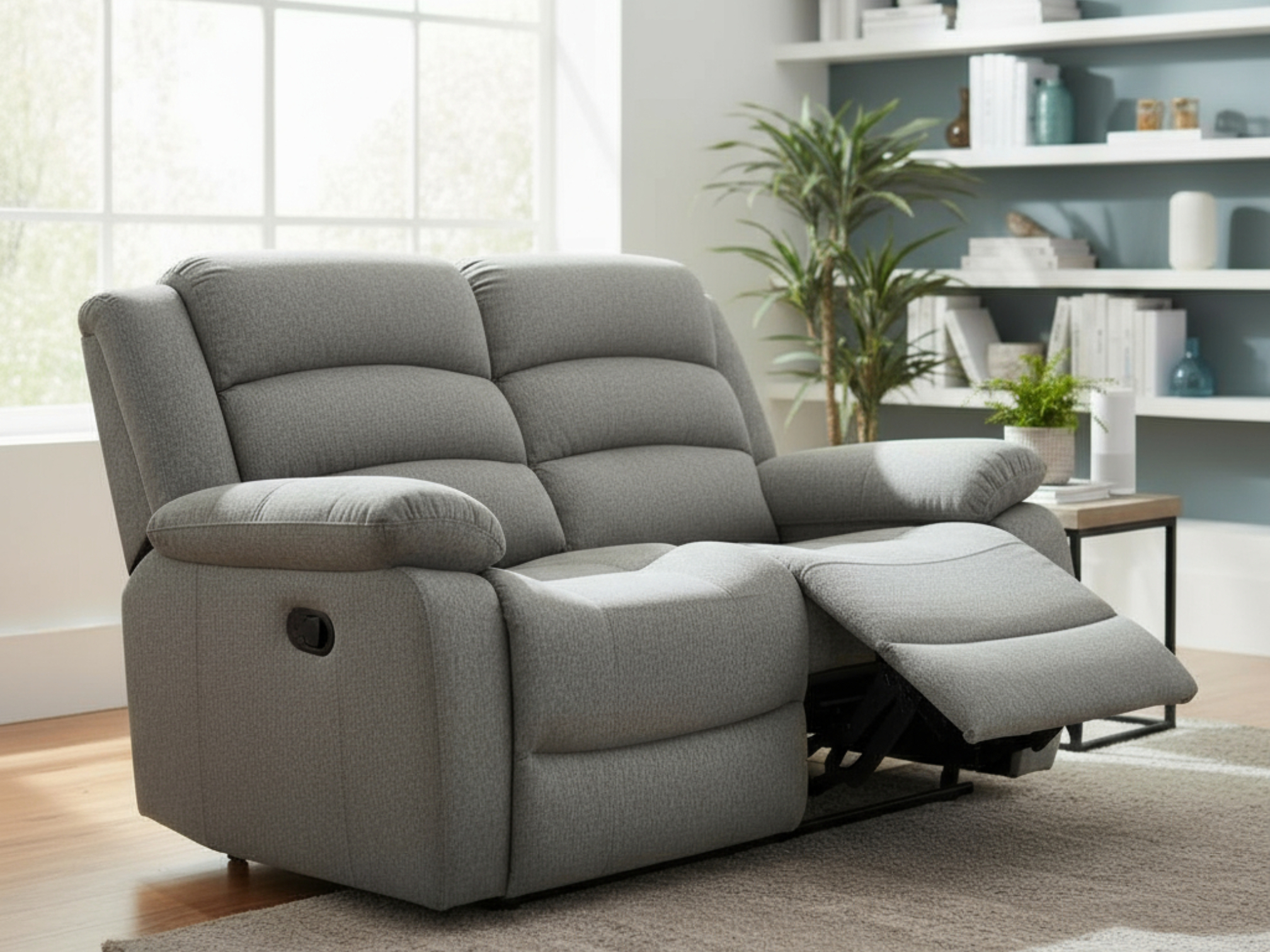 Essentials Nine 2 Seater Manual Reclining Sofa