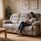 Essentials Nine 3 Seater Manual Reclining Sofa