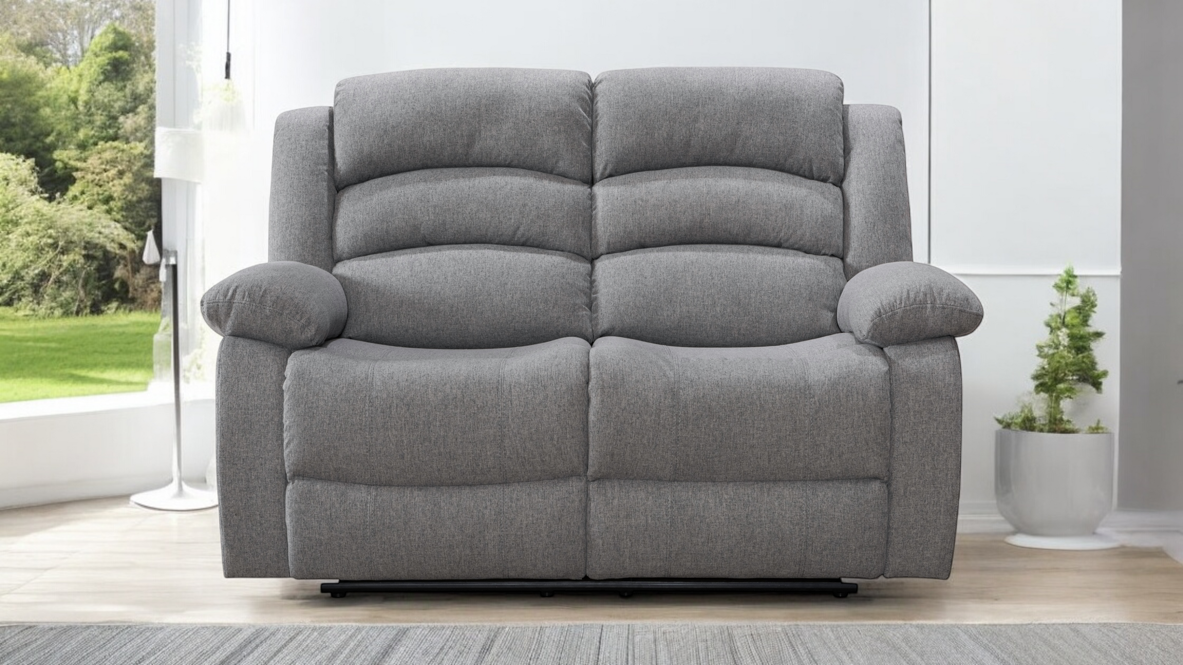Essentials Nine 2 Seater Manual Reclining Sofa