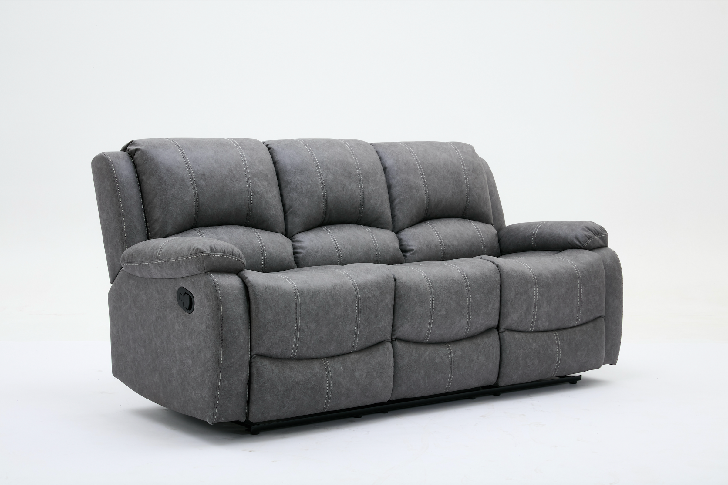 Essentials One 3 Seater Manual Reclining Sofa