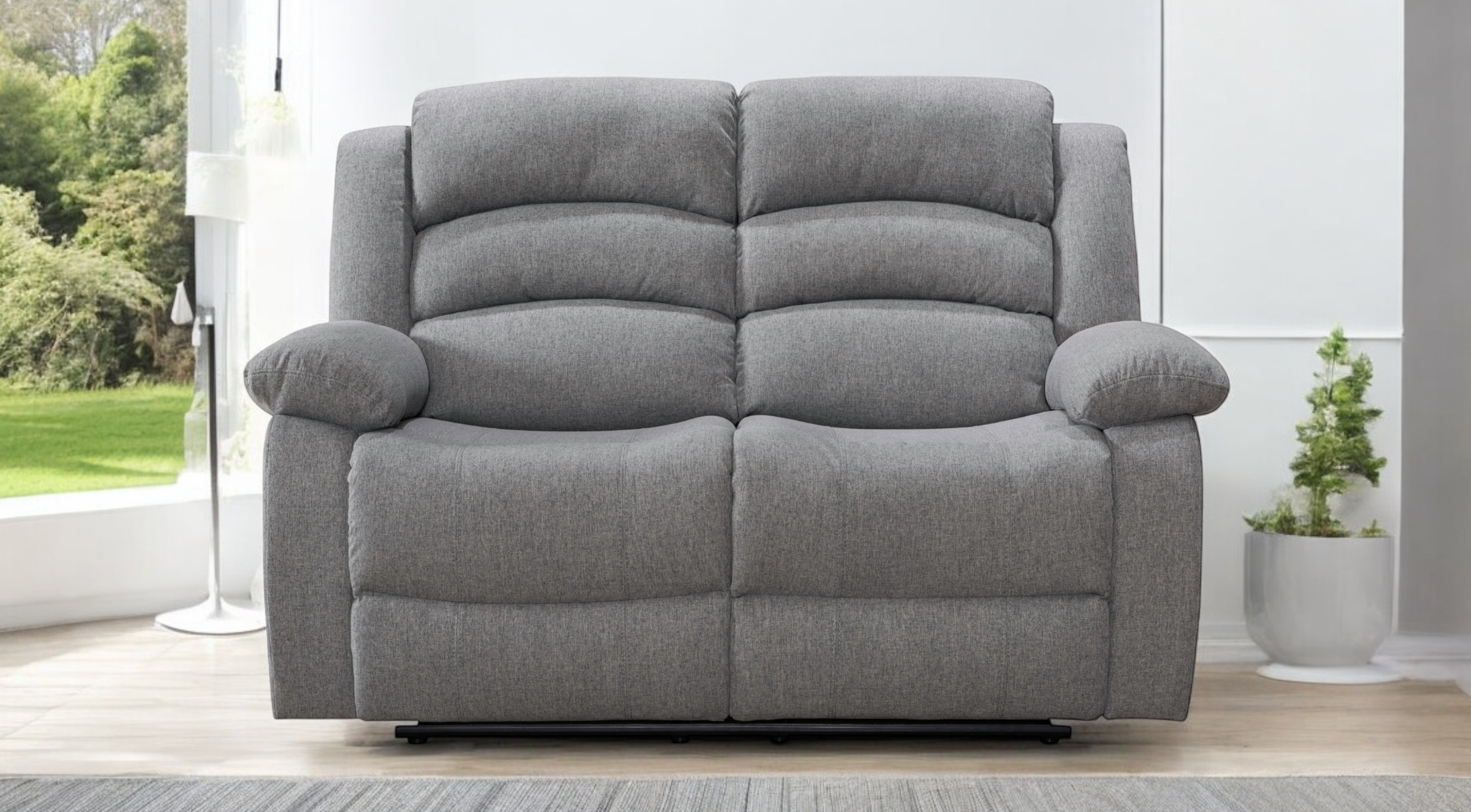 Essentials Nine 3 Seater and 2 Seater Manual Recliner Sofas BLACK FRIDAY SALE