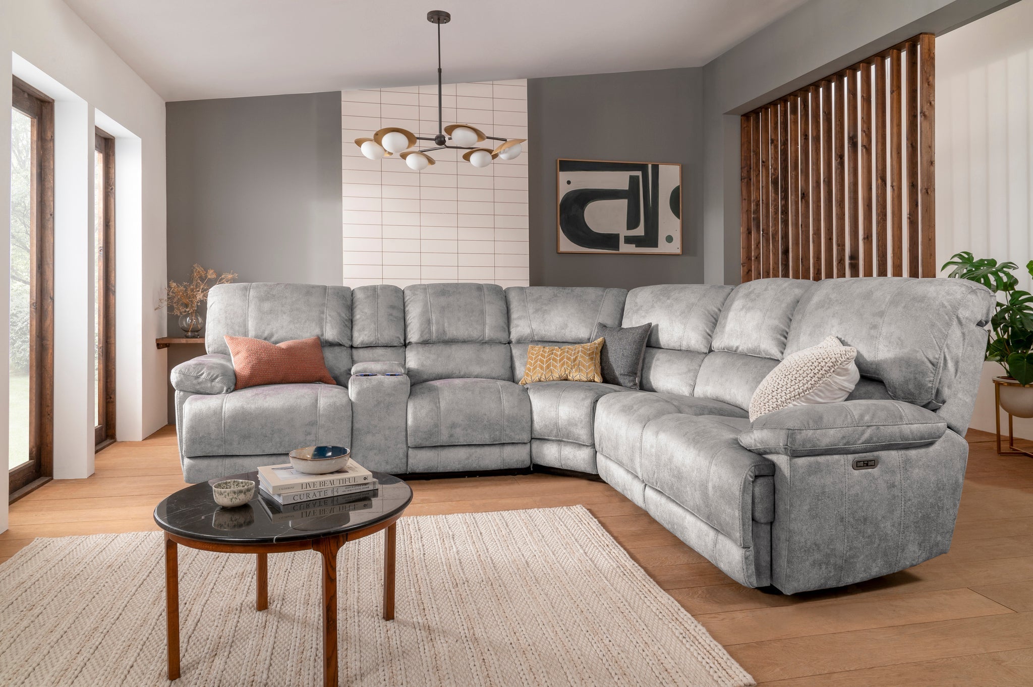 Series Six | Large Corner Electric Recliner Sofa