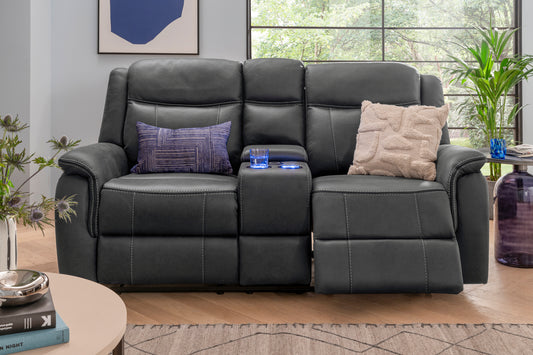 Fabric Recliner Sofas Electric Power
