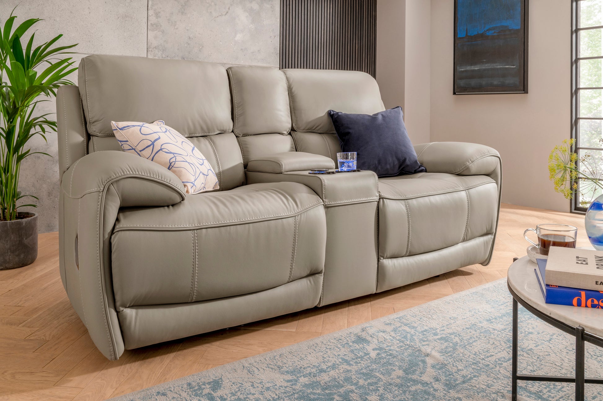Series 7 || 2 Seater Electric Recliner Sofa: The Ultimate in Comfort and Style 1 2 Seater Sofa with Centre Console | Series 7 | Tech Sofa