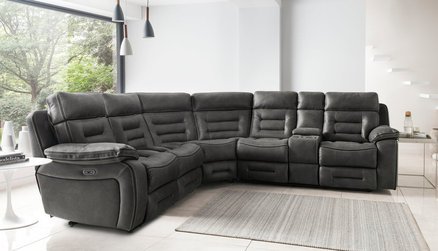 Large Corner Electric Recliner Sofa