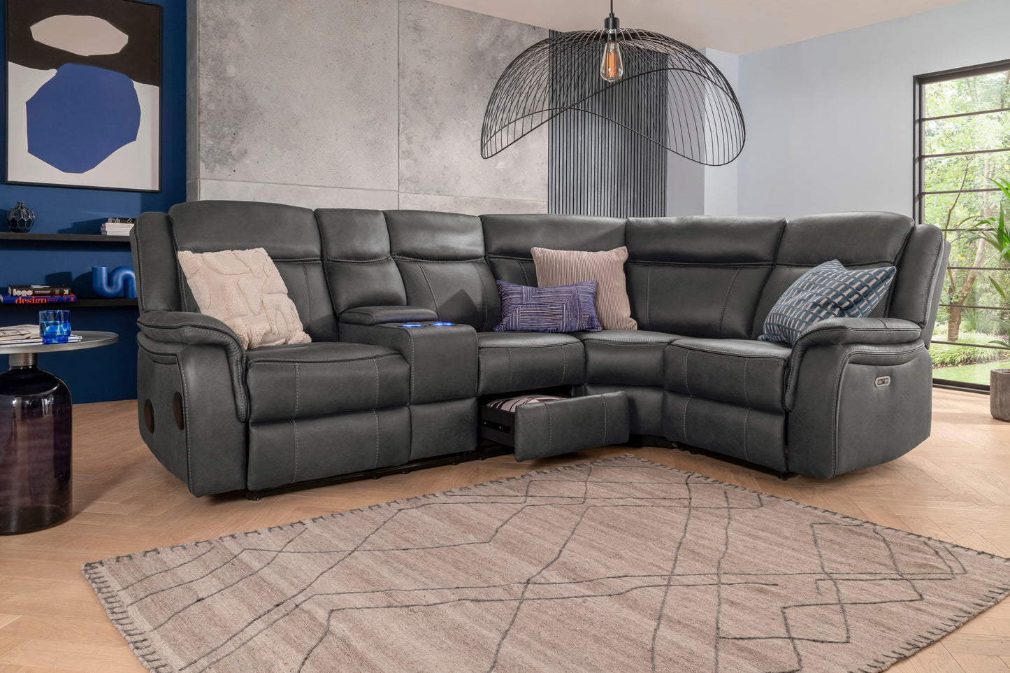 Corner Sofa Recliner Fabric Matttroy