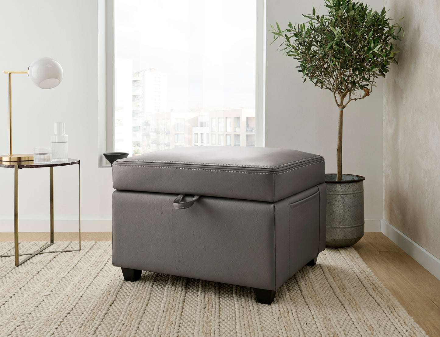 Footstool / Forest Grey