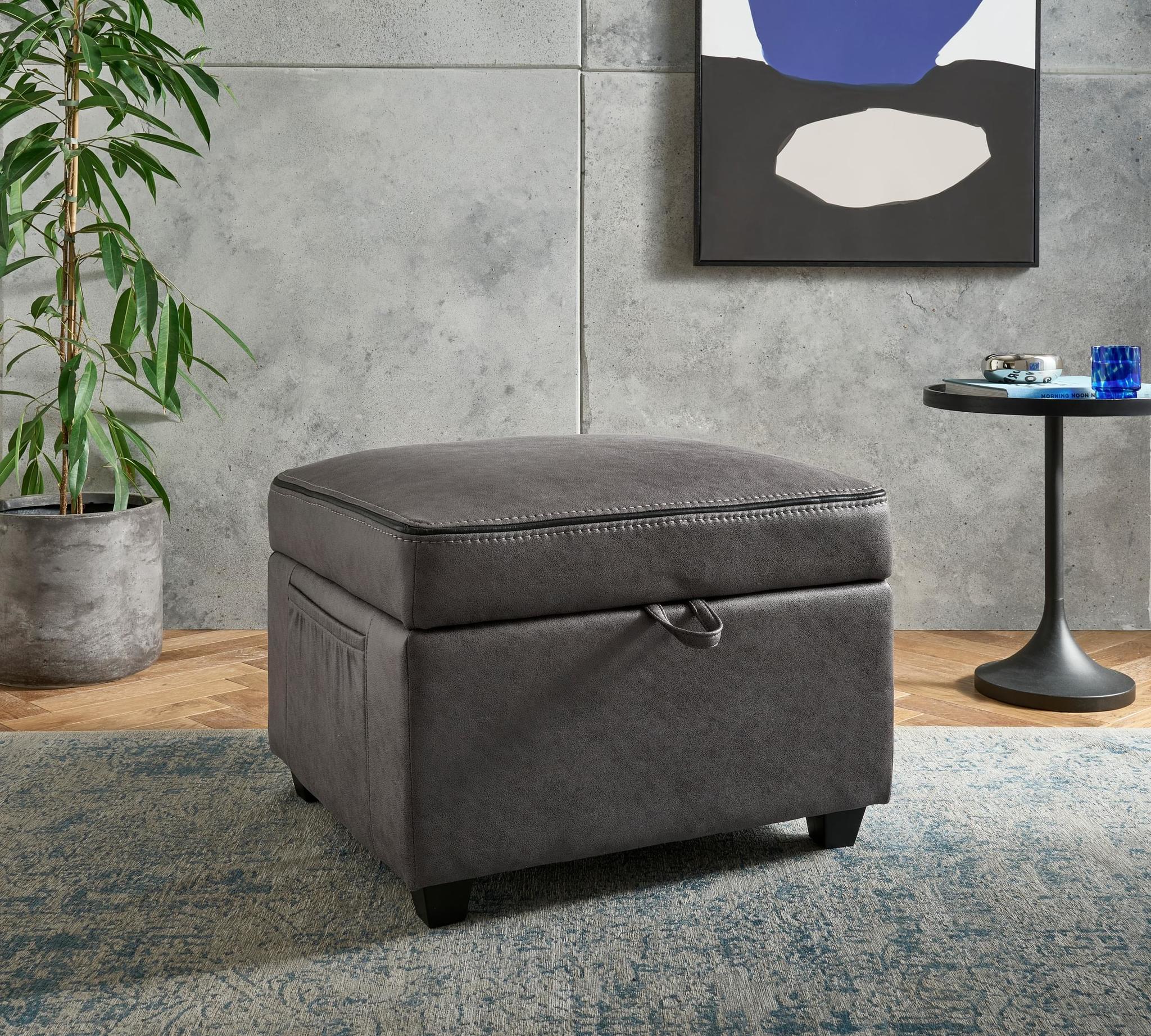 Footstool Grey